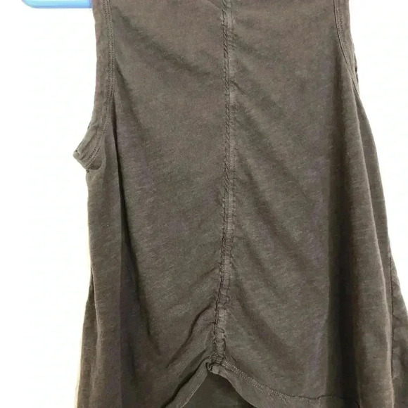 Lucky Brand Embroidered  Leaf Ruched Back Tank SM - Picture 12 of 16